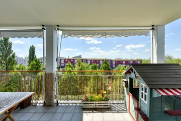 Balkon nach Süd-Westen