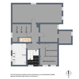 2D-Grundriss, Untergeschoss