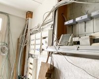 Alte und neue Elektoinstallation im OG im Haupthaus