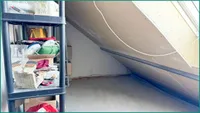Abstellfläche im Dachgeschoss