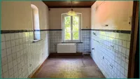Küche der Dachgeschosswohnung