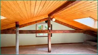 Linke Seite des Dachspeichers der Dachgeschosswohnung