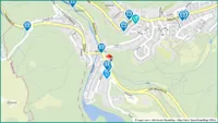 Kartenausschnitt Üelfe-Wuppertal-Straße in Radevormwald