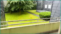 Blick vom Balkon