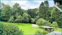 Traumhafter Blick in das Grundstück