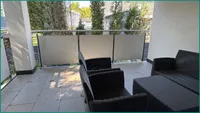 Viel Platz auf dem Balkon mit...