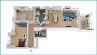 Grundriss 1. Obergeschoss links
