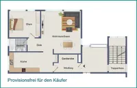 Wohnung im 2. Obergeschoss hinten links