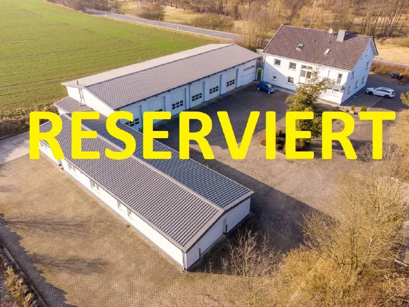 RESERVIERT ### FIRMENGELÄNDE MIT BÜROS, WOHNHAUS, LKW-HALLE…