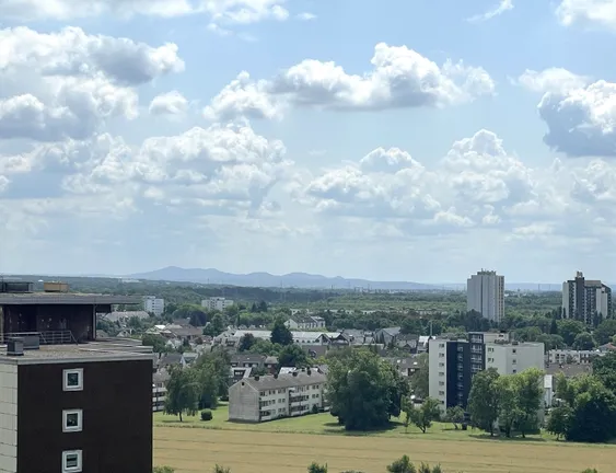 Blick vom Balkon