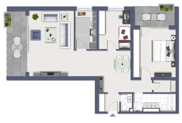 Wohnungsgrundriss