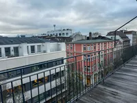 Blick vom Balkon