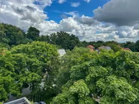 Blick vom Balkon