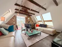 Wohnzimmer Spitzboden