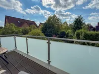 Blick vom Balkon