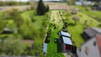 Blick über den Garten