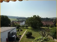 Blick vom Balkon