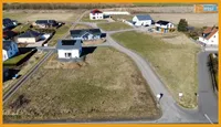 Blick auf das Baugebiet