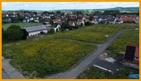 Blick auf das Baugebiet