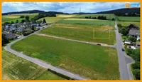 Blick auf das Baugebiet