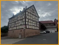 Blick auf das Wohnhaus