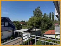 Blick vom Balkon