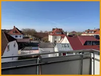 Blick vom Balkon