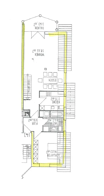 Wohnung zur Miete in Rheine Zentral! Ruhig! Sonniger Balkon mit unverbautem Blick in die Emsaue! - Photo 3