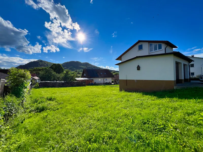Bauplatz in zweiter Reihe