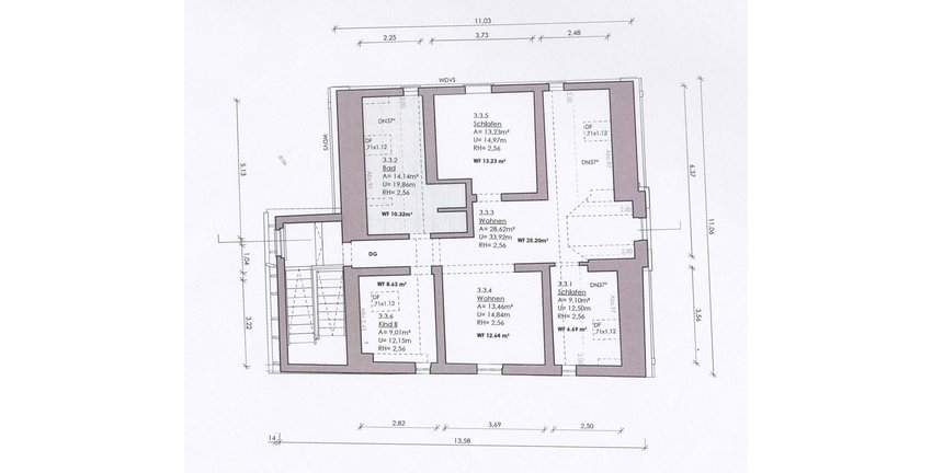 Grundriss Dachgeschoss