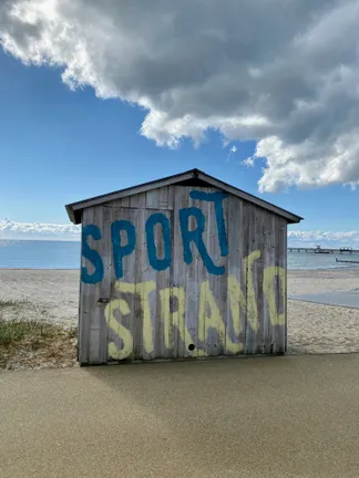 Häuschen am Sportstrand