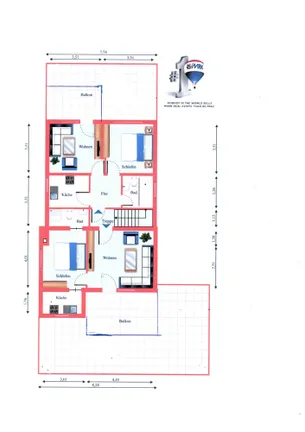 Grundriss Dachgeschoss