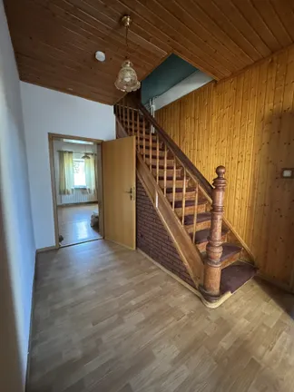 Treppe ins Dachgeschoss
