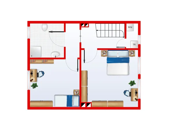 Grundriss Obergeschoss