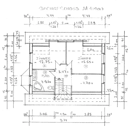 Grundriss Dachgeschoss