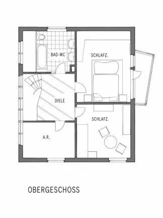 Grundriss Obergeschoss