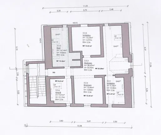 Grundriss Dachgeschoss