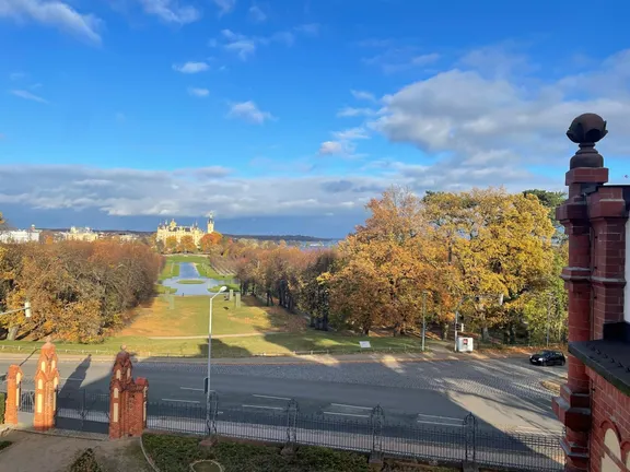 Blick auf Schloss