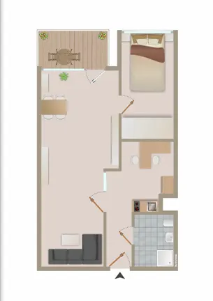 Grundriss Wohnung A