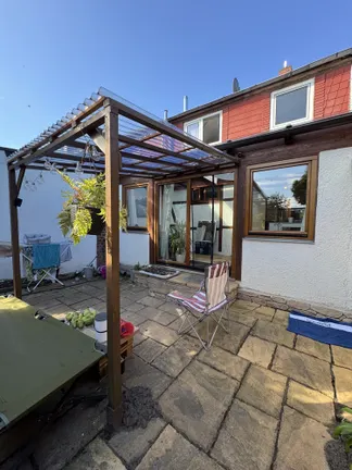 Überdachte Terrasse