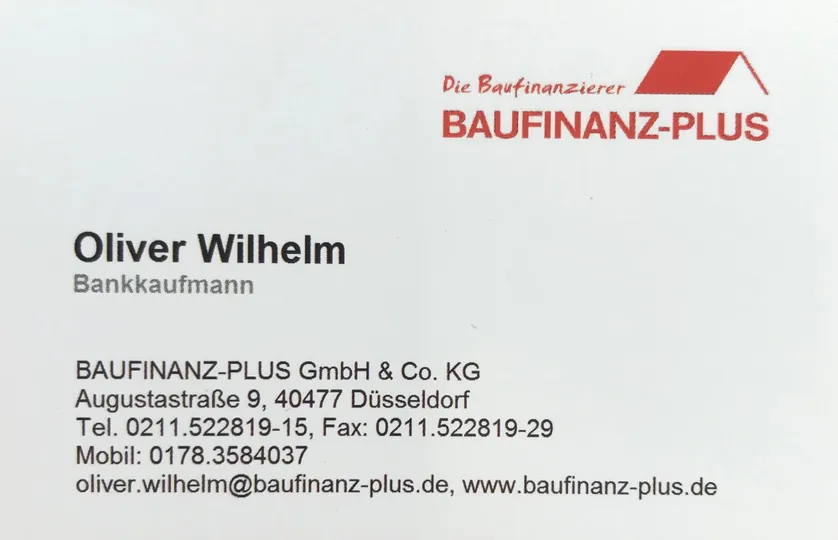 Bau Fin. Oliver Wilhelm_Bau Finanz Plus