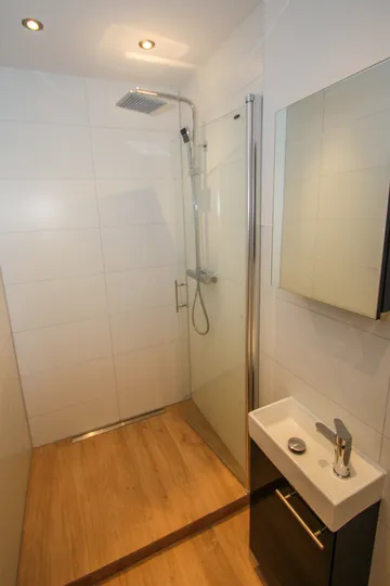 Zweitbad mit Glasdusche