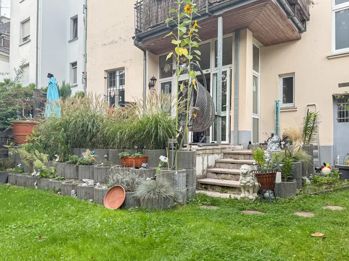 Blick auf die Terrasse