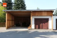 Carport und Garage