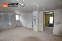 fast fertiges Schlafzimmer im Obergeschoss.