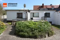 Blick vom Grundstück