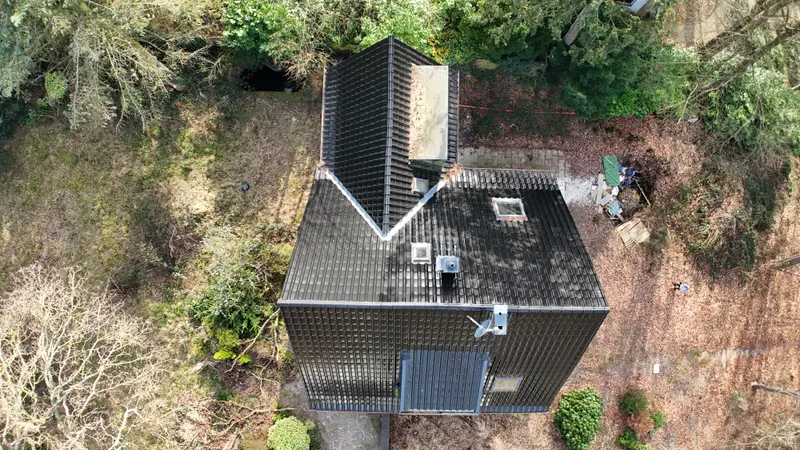 Drohnenaufnahme von oben