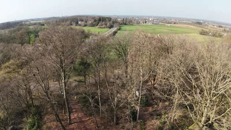 Drohnenaufnahme von oben