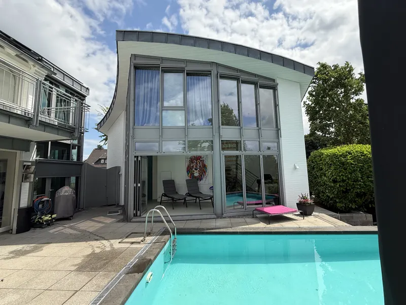 Ansicht Poolhaus