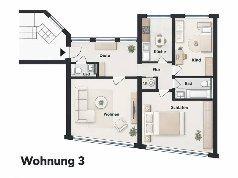 Grundriss WE03